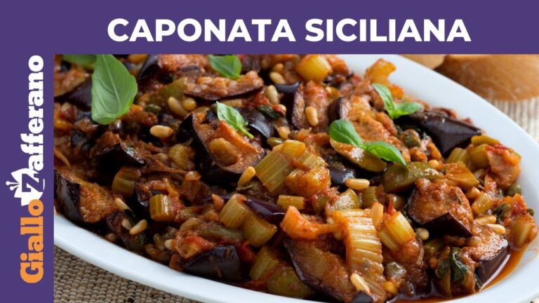 Caponata siciliana ricetta originale catanese