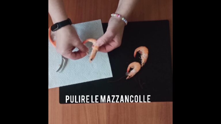 Mazzancolle ricetta giallo zafferano