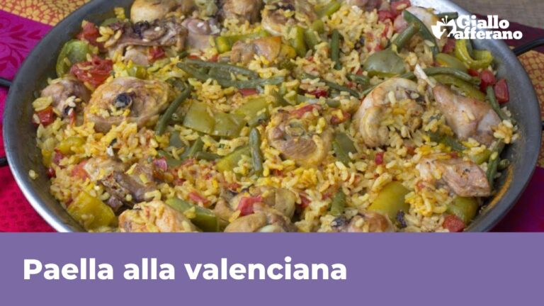 Paella valenciana ricetta originale carne e pesce giallozafferano
