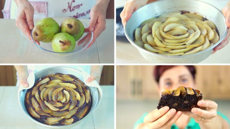 Ricetta della torta al cioccolato con le pere
