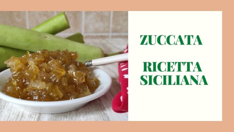 Zuccata siciliana ricetta originale